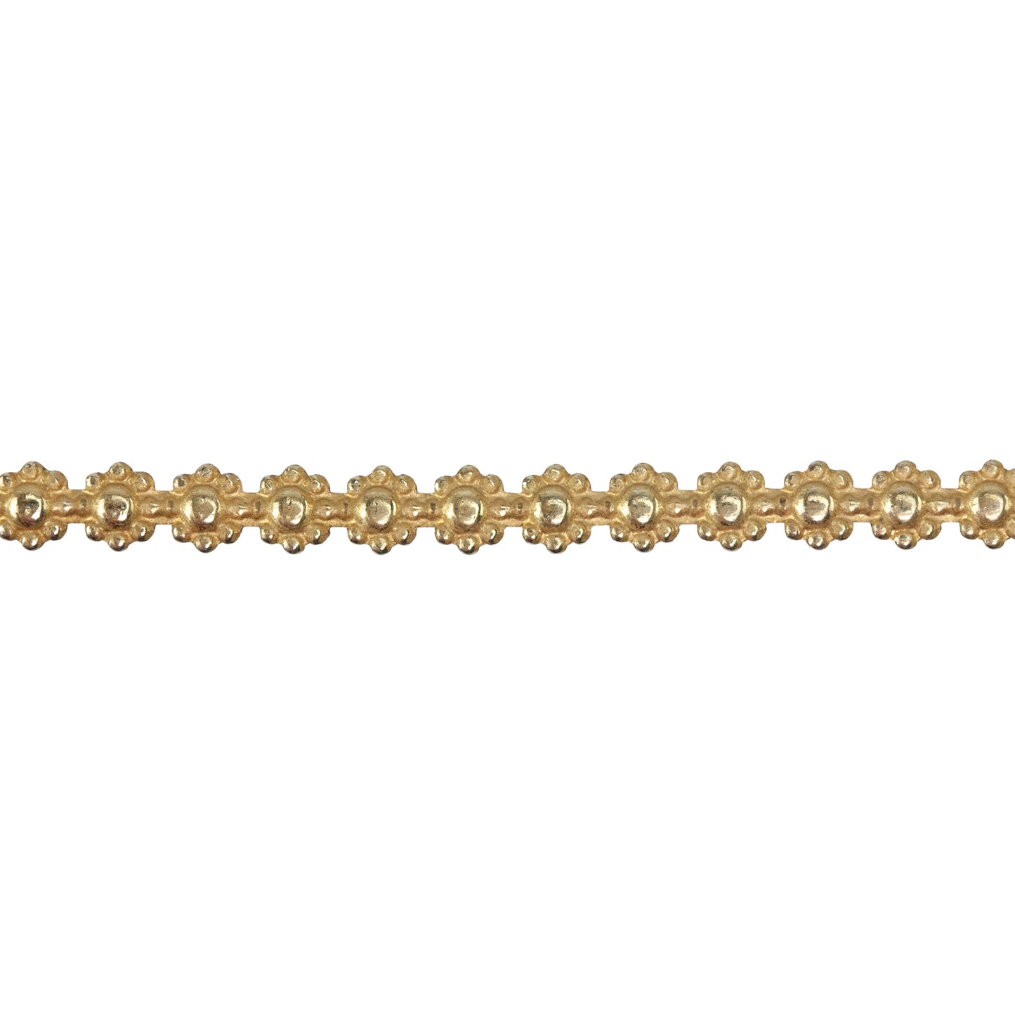 Patterned Wire - Brass - Flower 16 gauge Dead Soft - 6" Min