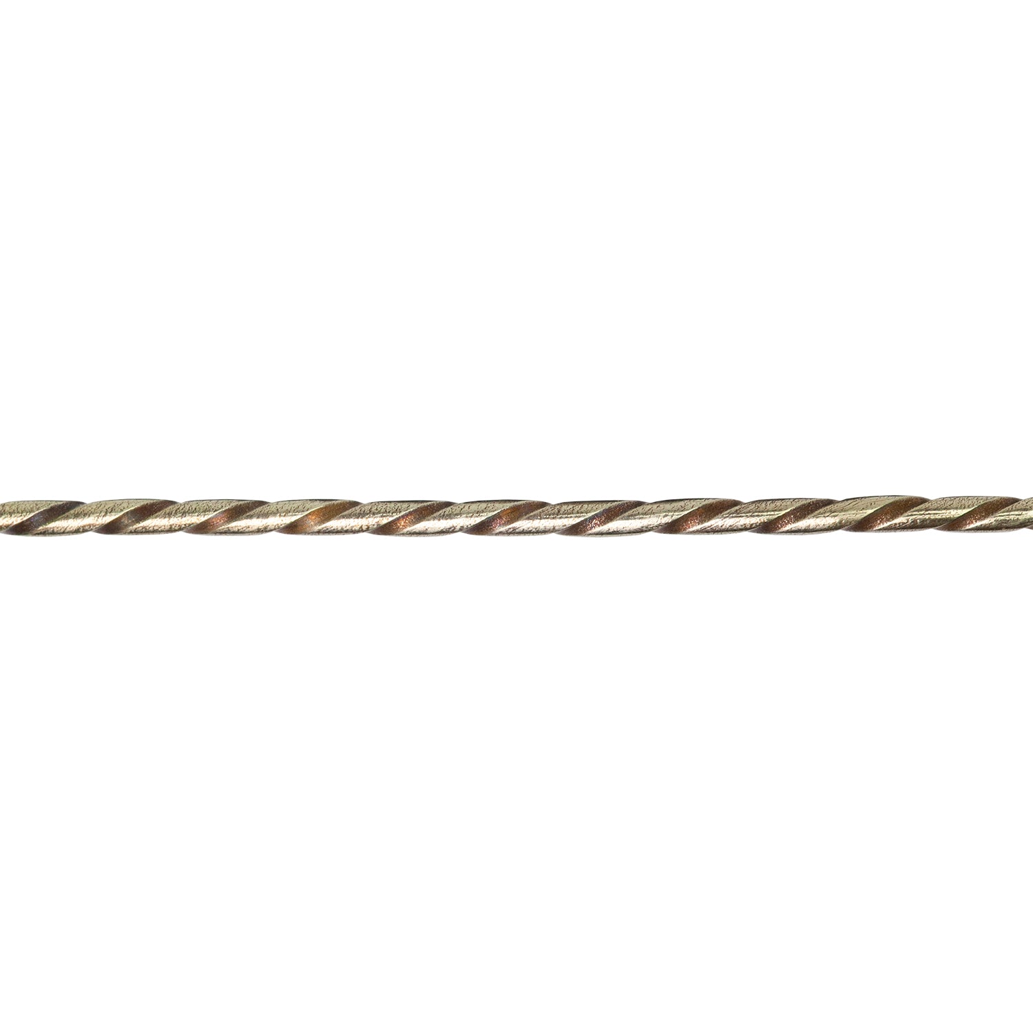 Patterned Wire - Brass - Rope #3 16 gauge Dead Soft - 6" Min