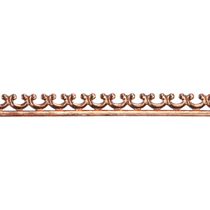 Patterned Wire - Copper - Gallery #12 26 gauge - 6" Min