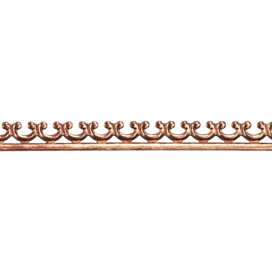 Patterned Wire - Copper - Gallery #12 26 gauge - 6" Min