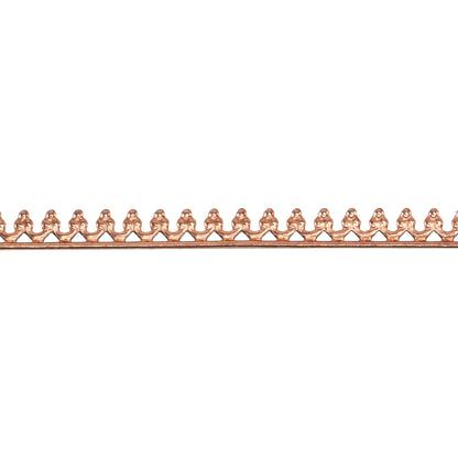 Patterned Wire - Copper - Gallery #11 24 gauge - 6" Min