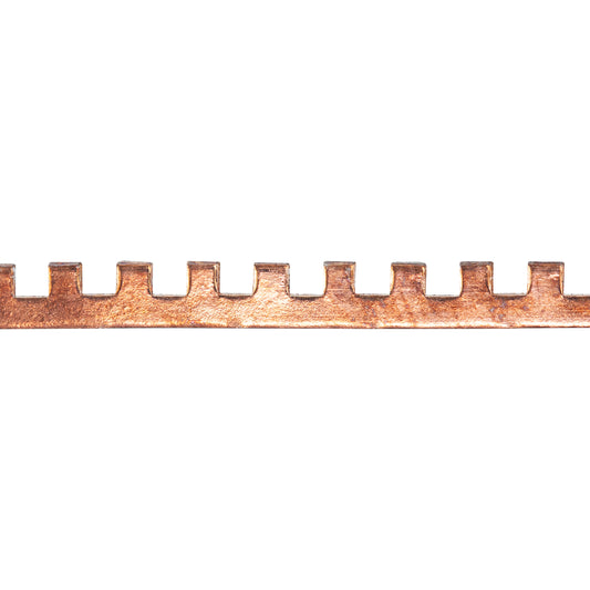 Bezel Wire - Copper - Tabbed - 6" Min