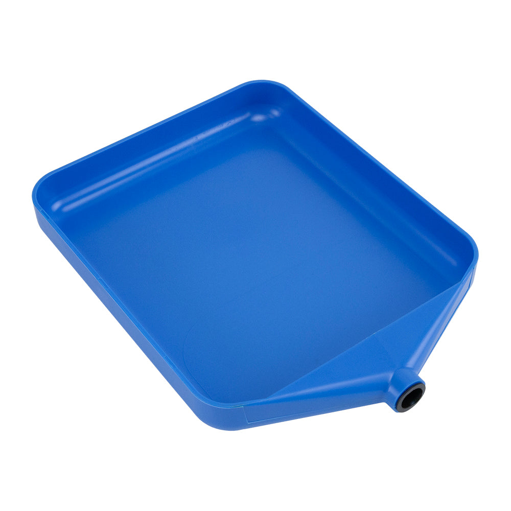 blue plastic Tidy Tray - Sanding Tray 6" x 8"