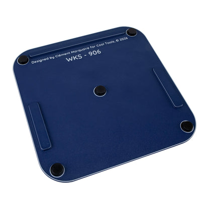 8x8 blue Non-Stick Clayboard WorkStation bottom