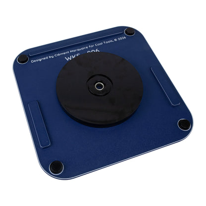 8x8 blue Non-Stick Clayboard WorkStation with turntable