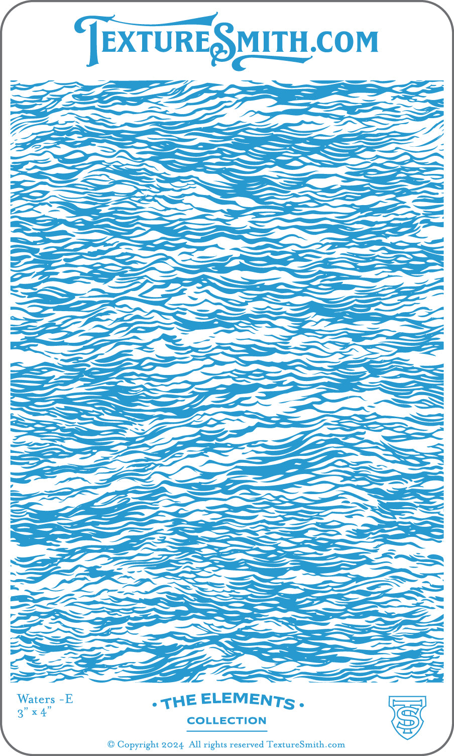 graphic TextureSmith Texture Mat - The Elements Collection - Waters