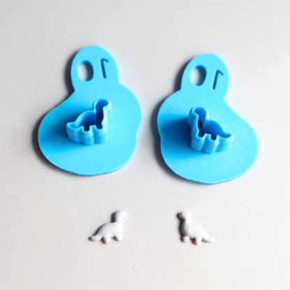 Sully's Clay Micro Cutters - Mirrored Dino - Cool Tools