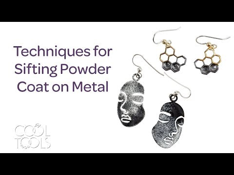 video Techniques for Sifting Powder Coat on Metal by Cindy Pope | Cool Tools | Powder Coating Jewelry