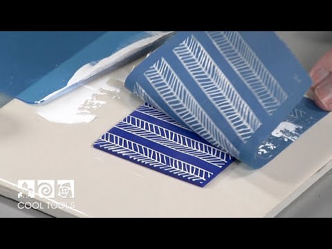 ideo Introduction to Moiko Silk Screens by Karen Trexler - Enameling & Polymer Clay