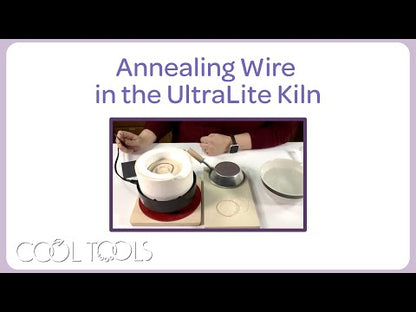 video Annealing Wire in the UltraLite Kiln by Pam East