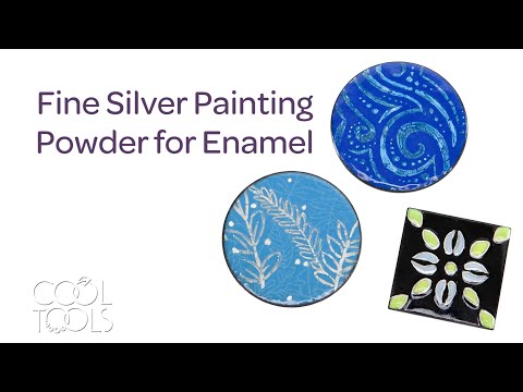 Fine Silver Painting Powder for Enamel video