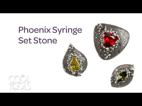 video Cool Tools | Phoenix Torch Fireable Clay™ Syringe Set Stone by Karen Trexler | Metal Clay Syringe