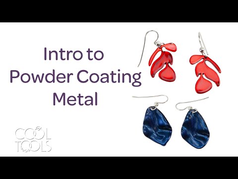 video Cool Tools | Intro To Powder Coating Metal by Cindy Pope | Add vibrant color to your jewelry pieces