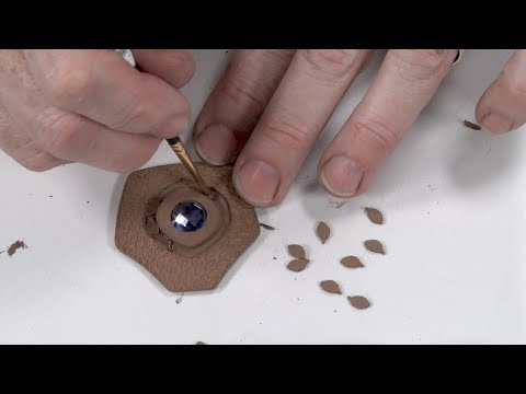 video Cool Tools | Cab Setting Tool with Hadar's Brilliant Bronze Clay by Cindy Pope