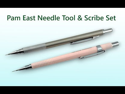Pam East Retractable Needle Tool & Scribe Set