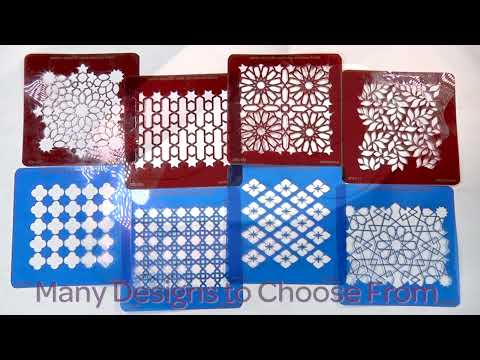 video Cool Tools | Pattern Stencils for Metal Clay & Enameling