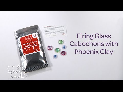 video Cool Tools | Firing Glass Cabochons with Phoenix Torch Fireable Clay™