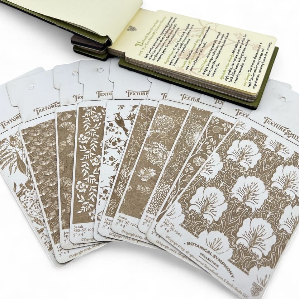 TextureSmith Special Edition Paper Texture Booklet - Botanical Symphony - Cool Tools