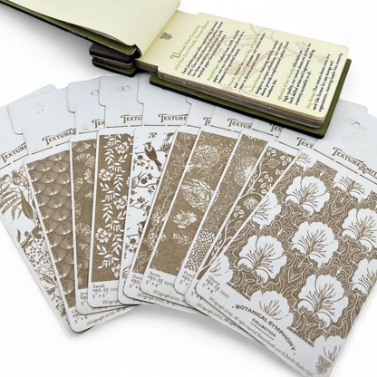 TextureSmith Special Edition Paper Texture Booklet - Botanical Symphony - Cool Tools