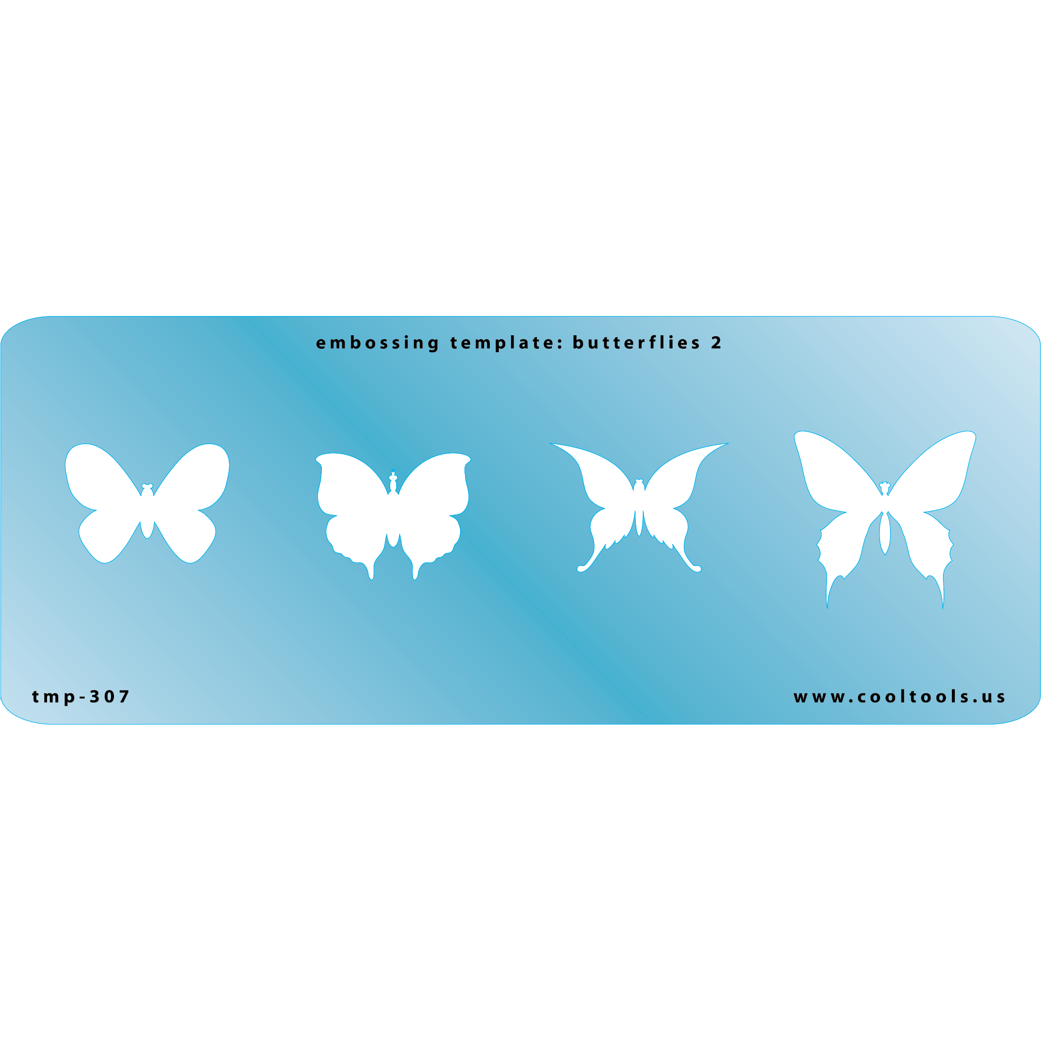 Butterfly Embossing Embossing Template - Butterflies 2