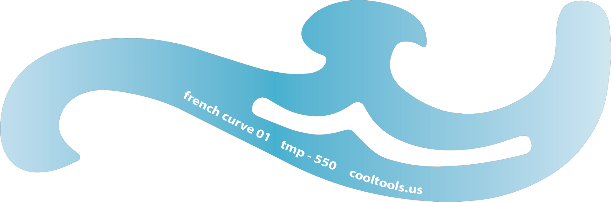 Blue plastic Jewelry Shape Template - French Curves Our special surface makes it easy to find these templates on your workbench, but allows clarity for positioning. Use smaller shapes for embossing or enamel stencils.  View the videos below for ideas on how our templates can be used. Utilize the graduated sizes and different shapes to make endless design variations.