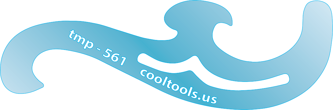 Blue plastic Jewelry Shape Template - Mini French Curves Our special surface makes it easy to find these templates on your workbench, but allows clarity for positioning. Use smaller shapes for embossing or enamel stencils.