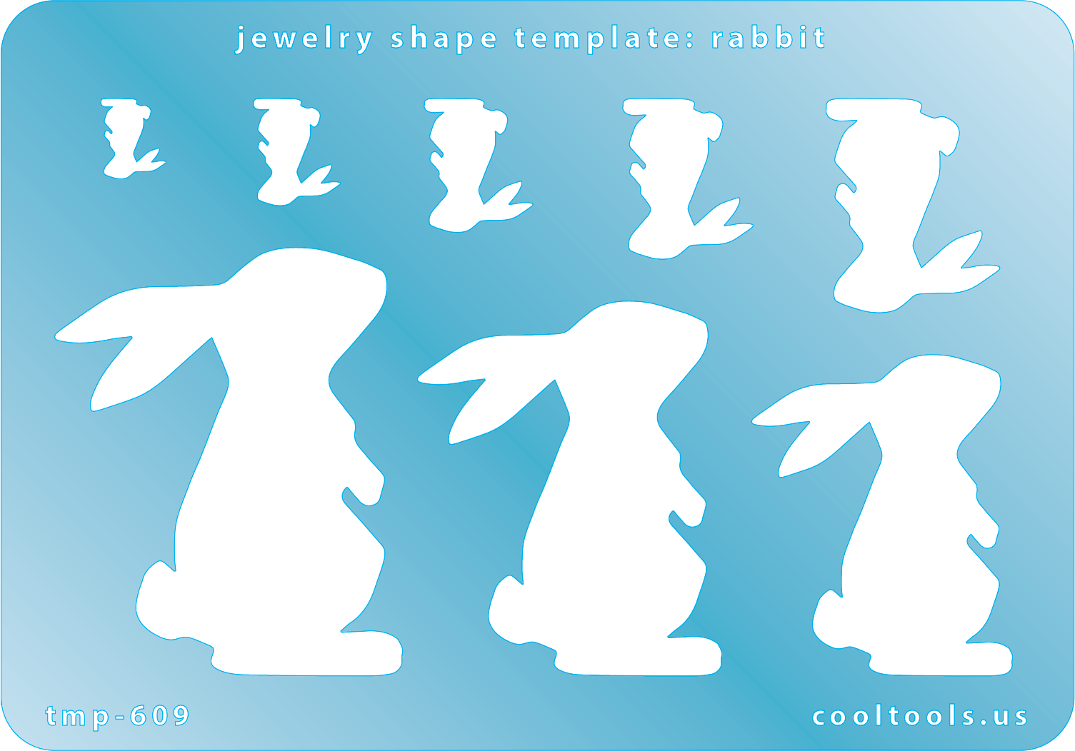 Jewelry Shape Template - Rabbit