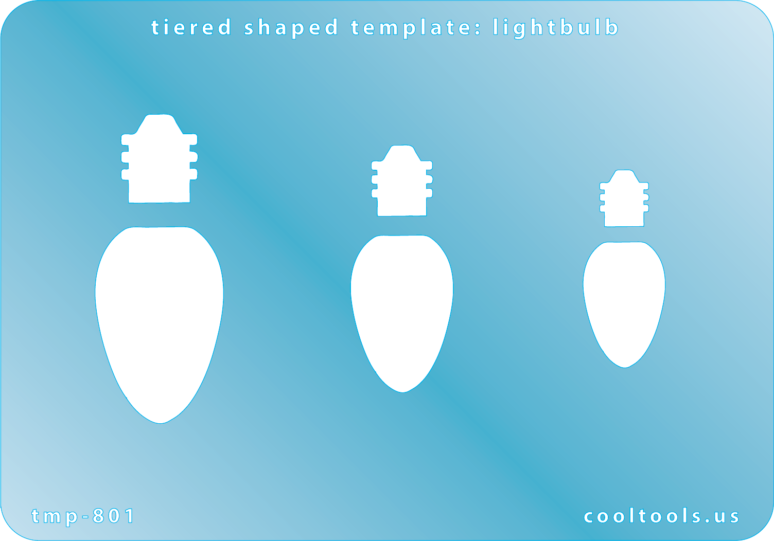 Bulb Excel Shape Model Tiered Shaped Template - Lightbulb