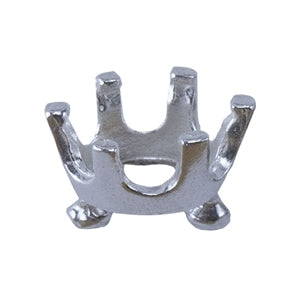 Silver Embeddable Snap-Set Prong Setting