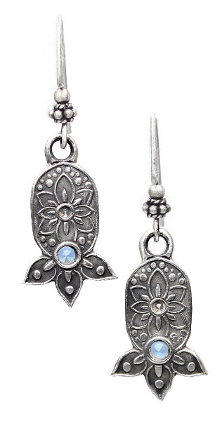 Wanaree Tanner Signature Texture Plate - Metamorphosis Set 3 silver earrings