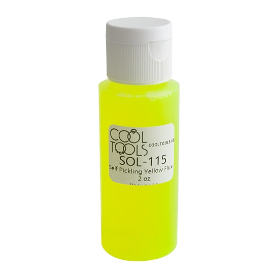 bottle of Self Pickling Yellow Flux - 2 oz