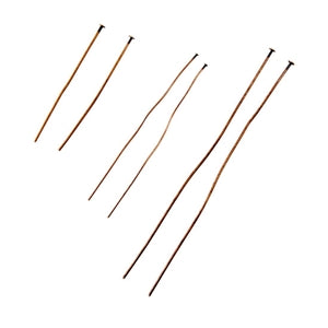 Antique Copper Plate Head Pins