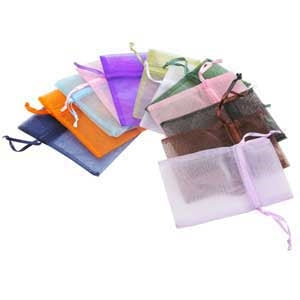 colorfull Organza Drawstring Pouch - Small