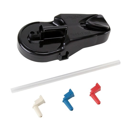 Spra-tool Replacement Snap-on Head and Tips Replacement Snap-on Head and Tips for Spra-tool Spray Gun. Includes one Snap-on top and 3 spray tips - standard spray, fine spray and heavy spray.