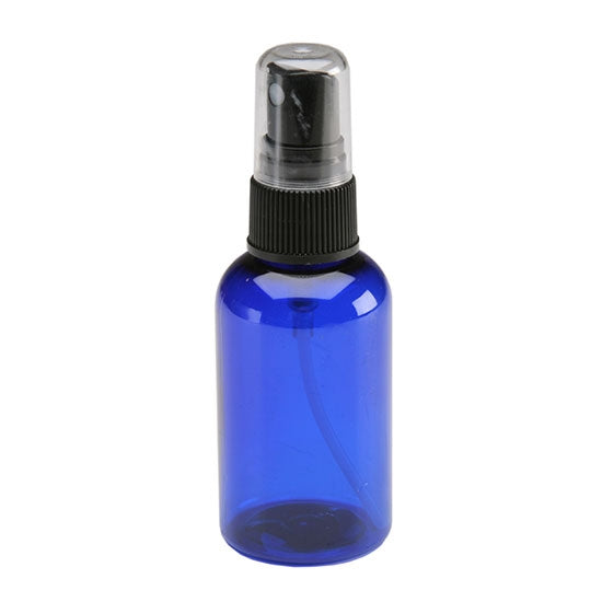 plastic Fine Mist Spray Bottle - Blue - 2 oz