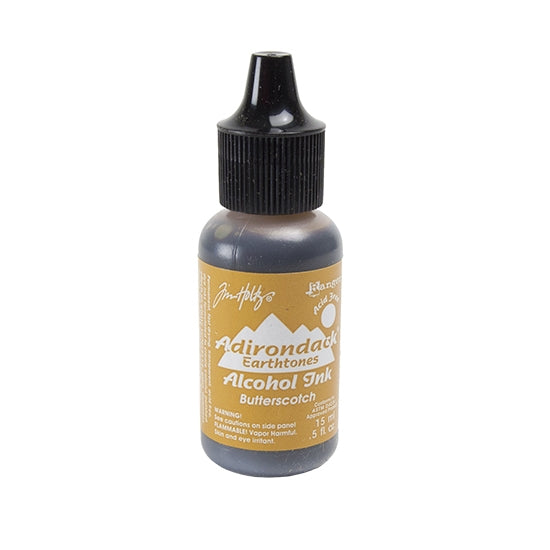 Bottle of Tim Holtz® Adirondack® Alcohol Ink Earthtones - Butterscotch