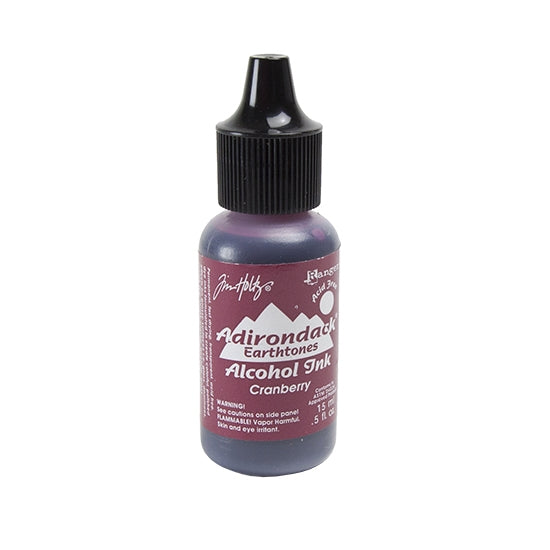 Bottle of Tim Holtz® Adirondack® Alcohol Ink Earthtones - Cranberry