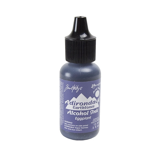 Bottle of Tim Holtz® Adirondack® Alcohol Ink Earthtones - Eggplant