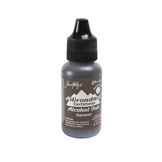 Bottle of Tim Holtz® Adirondack® Alcohol Ink Earthtones - Espresso