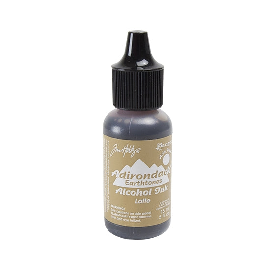 Bottle of Tim Holtz® Adirondack® Alcohol Ink Earthtones - Latte