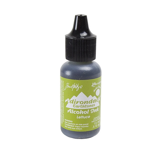 Bottle of Tim Holtz® Adirondack® Alcohol Ink Earthtones - Lettuce