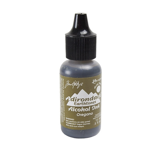 Bottle of  Tim Holtz® Adirondack® Alcohol Ink Earthtones - Oregano