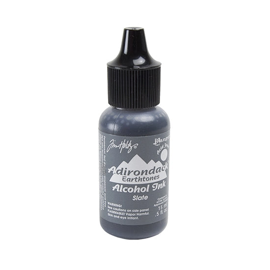 Bottle of Tim Holtz® Adirondack® Alcohol Ink Earthtones - Slate