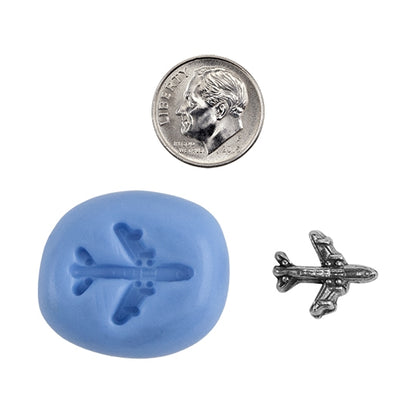 Ready Mold - In the Sky  Blue Ready Mold, Silver Sample with Dime