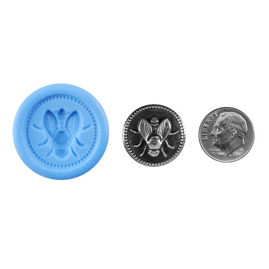 Ready Mold - Superfly  Blue Ready Mold, Silver Sample with Dime