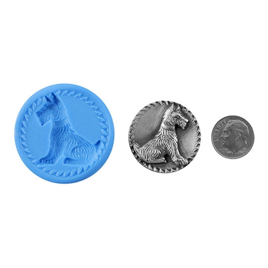 Ready Mold - Best in Show  Blue Mold, Silver Sample with Dime