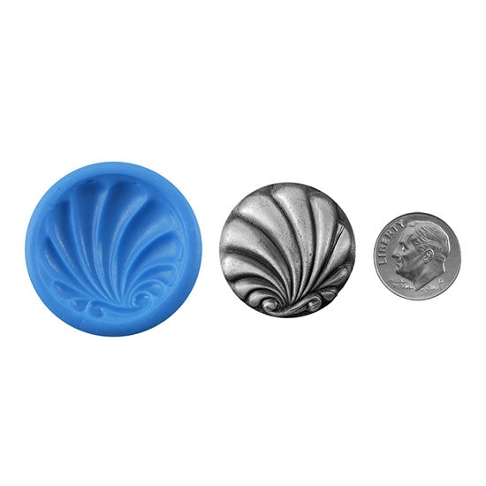 Ready Mold - Secret of Atlantis  Blue Ready Mold, Silver Sample with Dime