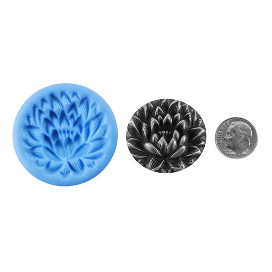 Ready Mold - Enlightenment  Blue Ready Mold, Silver Sample with Dime