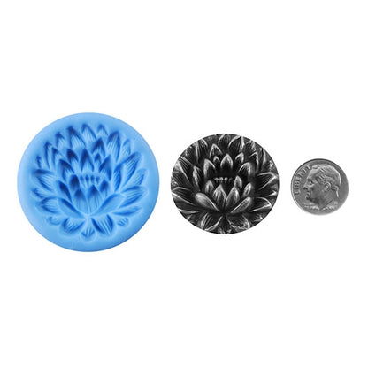 Ready Mold - Enlightenment  Blue Ready Mold, Silver Sample with Dime