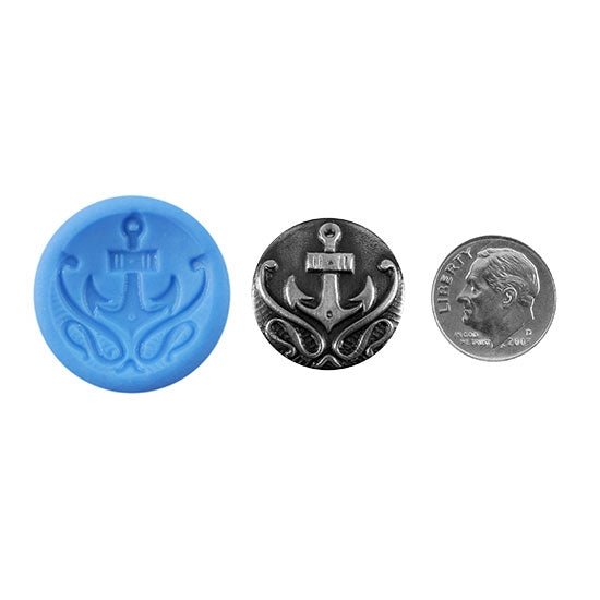 Ready Mold - Ahoy! Blue Mold, Silver Sample with Dime